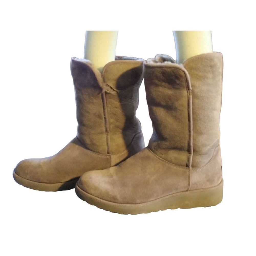 UGG Winter Women's Size 9G Classic Slim Mid-Calf Boot Gray S/N 1013428 - Picture 1 of 8